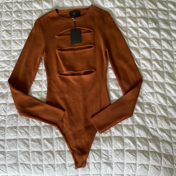Revolve X Michael Costello Alexa knit cutout bodysuit - Picture 5 of 14